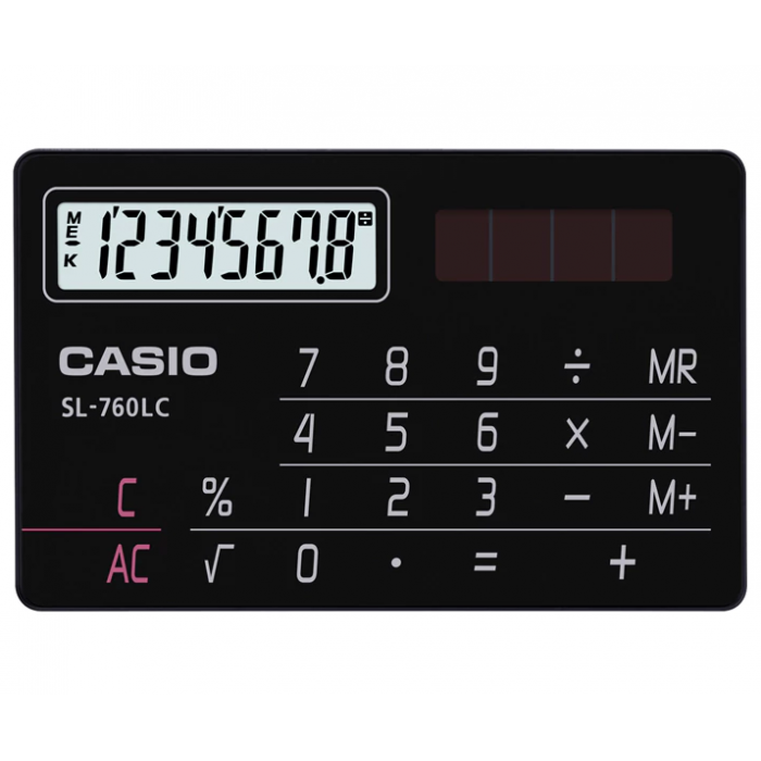 Calculadora casio de bolsillo sl-760lc bk