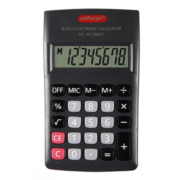 Calculadora calfuego escritorio hc-815base gy