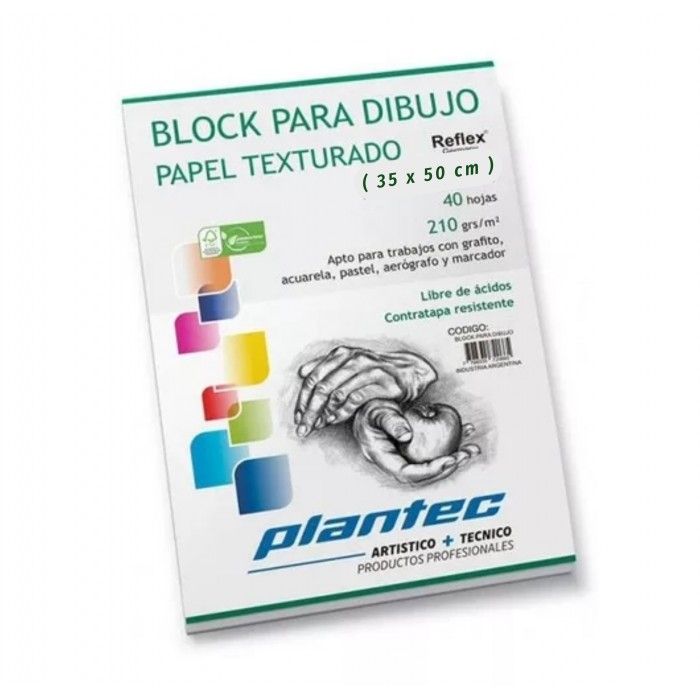 BLOCK PLANTEC 35x50 210grs....
