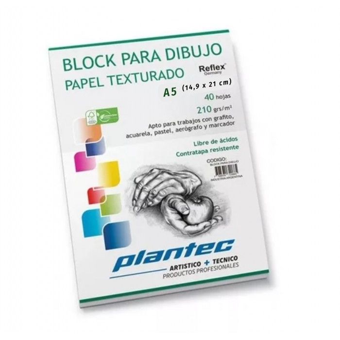 BLOCK PLANTEC A5 210grs....