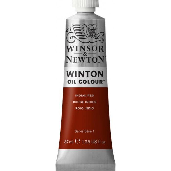 Oleo winsor & newton  winton 23 x 37ml.rojo indio