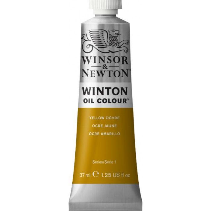 Oleo winsor & newton  winton 44 x 37ml.ocre amarillo