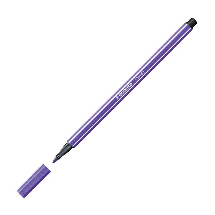 Marcadores fibra stabilo 68 violeta 55
