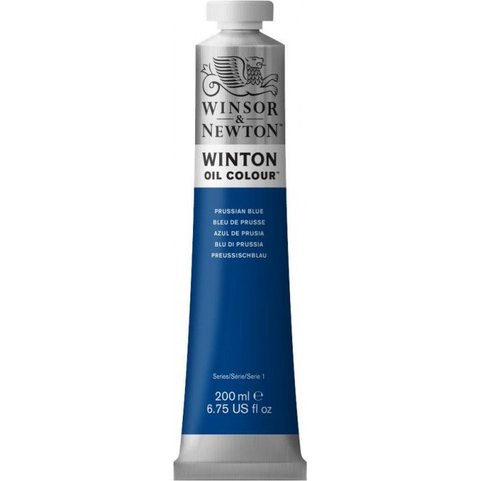 Oleo winsor & newton  winton 33 x200ml.azul de prusia