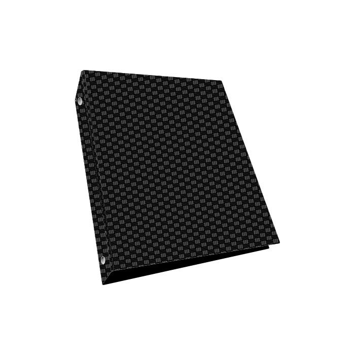 Carpeta no.3 polipropileno  rideo 3x40 fibra negra
