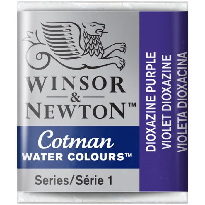 Acuarela winsor & newton  cotman pastilla 231 violeta diox