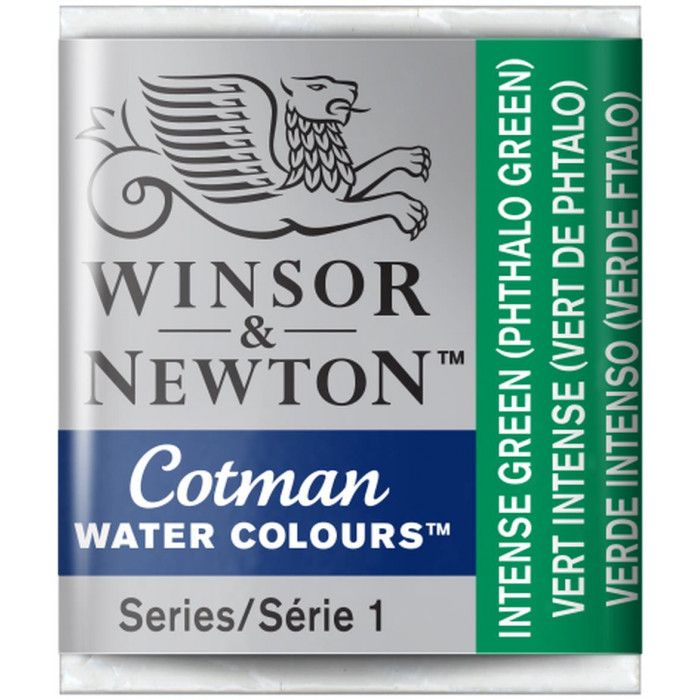 Acuarela winsor & newton  cotman pastilla 329 verde intenso