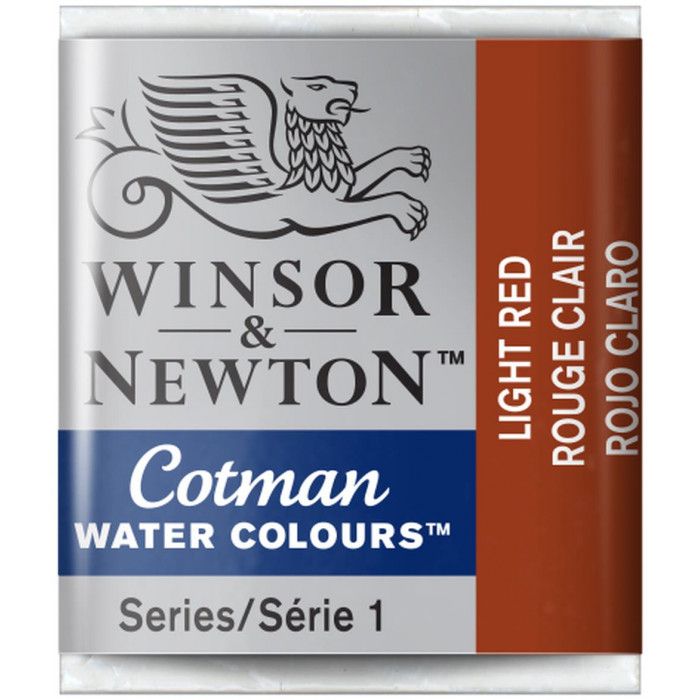 Acuarela winsor & newton  cotman pastilla 362 rojo claro