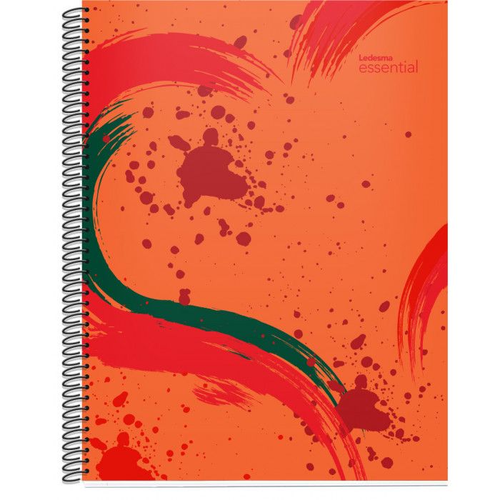 Cuaderno ledesma essential  29.7 rojo 84 ho